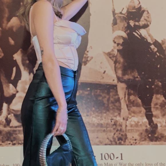 Blush Pink Corset Style Top - Picture 6 of 6